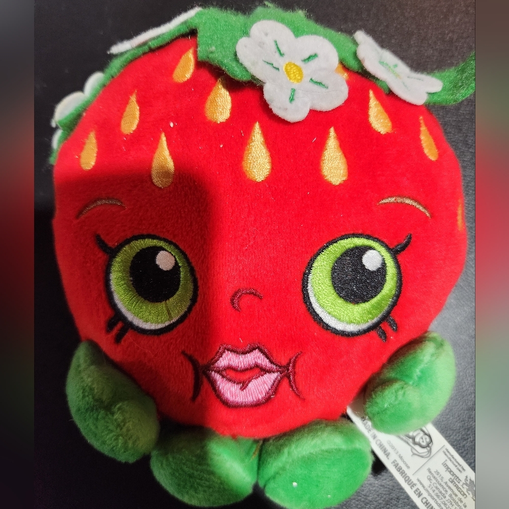 Shopkins strawberry plush doll